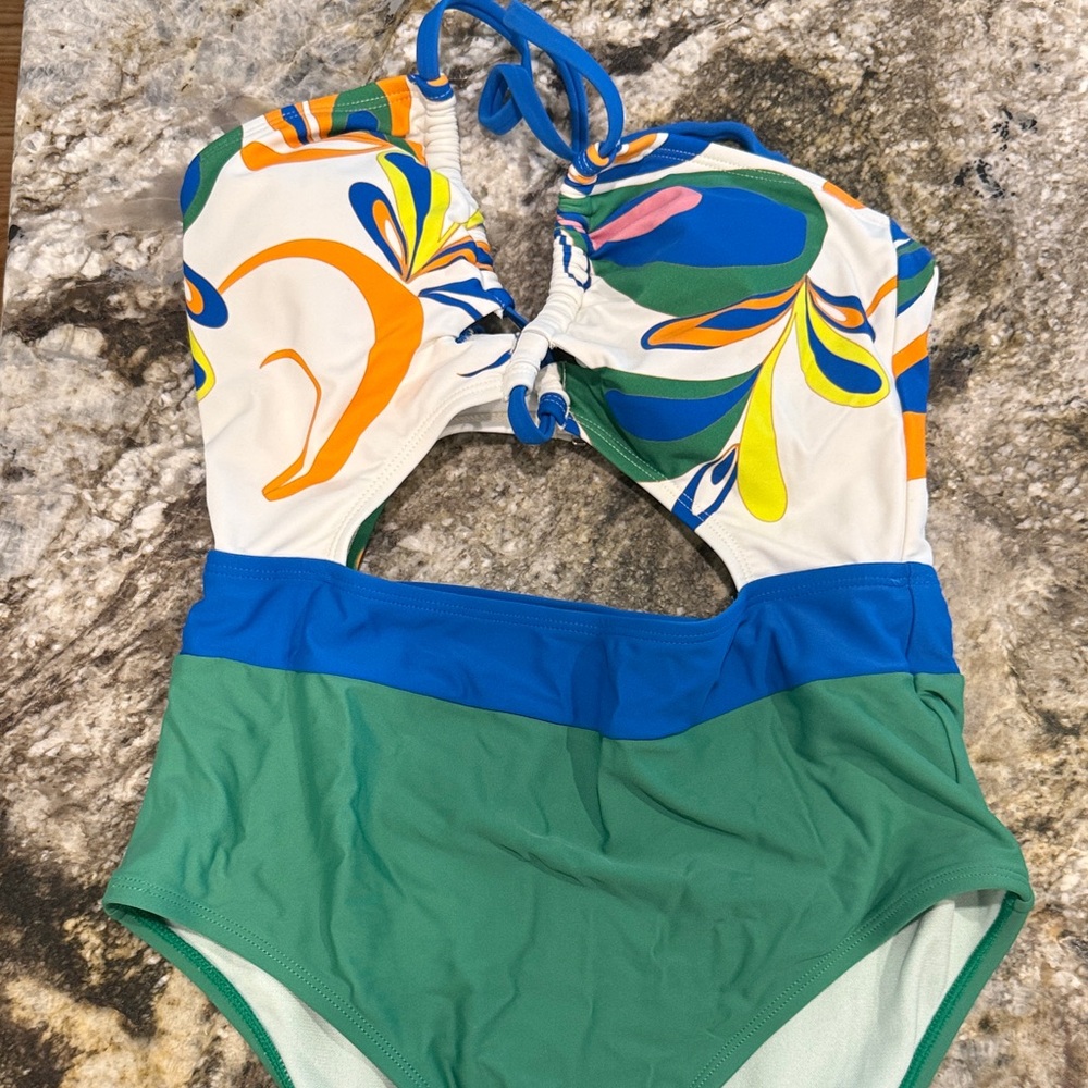 Cupshe Multicolor One Piece Swimsuit